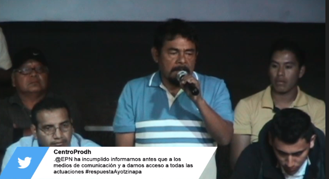¡Repudiamos La Declaración De Murillo Karam! Padres De Normalistas Desaparecidos En Ayotzinapa