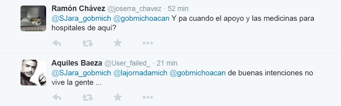 tuit Salvador Jara víctimas hospital Cuajimalpa contestación usuarios