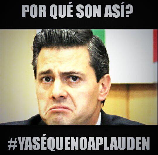 #YaSeQueNoAplauden: Peña Nieto Se Pone Chistoso Con Frase A Los Reporteros