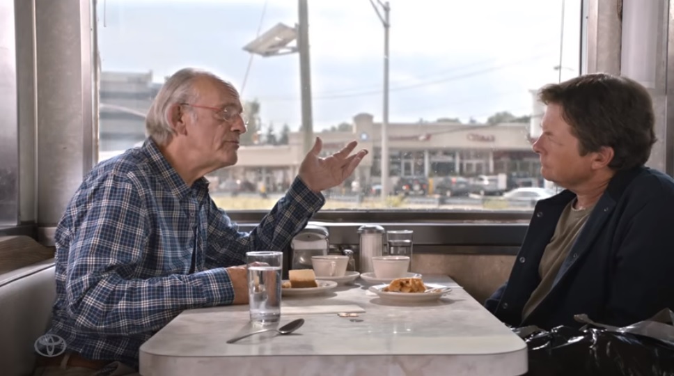 Marty McFly y el “Doc” Emmett L. Brown