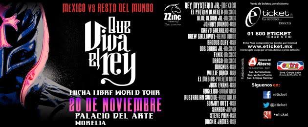 Aprovecha 25 De Descuento En Boletos Rey Misterio Luchará En Morelia
