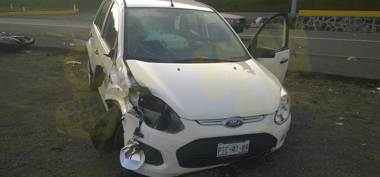 #Lagunillas: Motociclista Y Automovilista Heridos Tras Impactarse