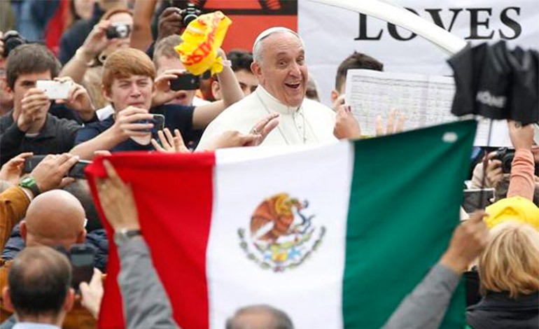 Papa-Francisco-México BANDERA