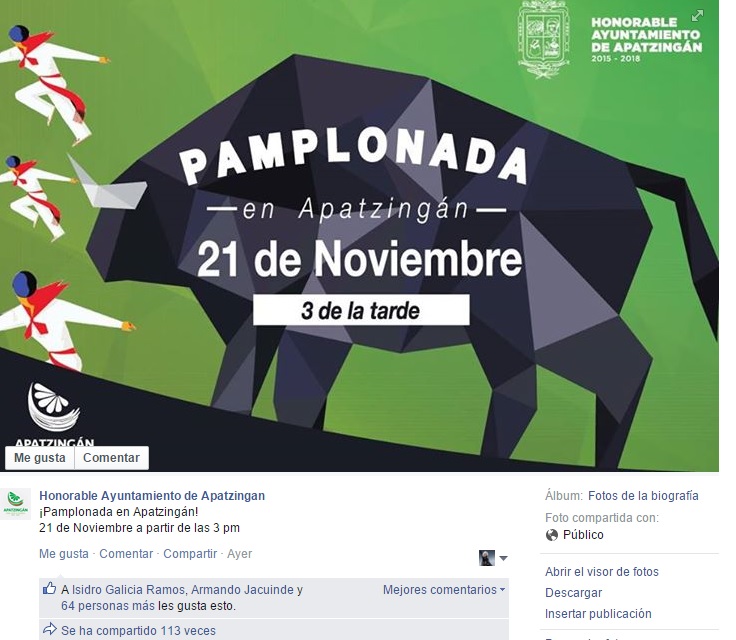 pamplonada apatzingán 1