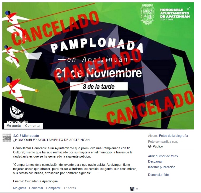 pamplonada apatzingán 7