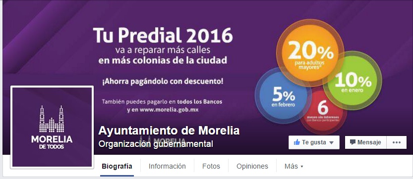ayuntamiento morelia perfil facebook
