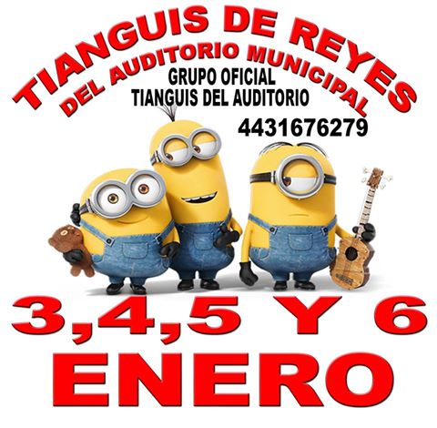 dia de reyes tianguis auiditorio invitación