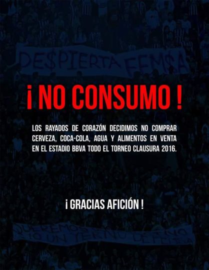 monterrey afición boicot