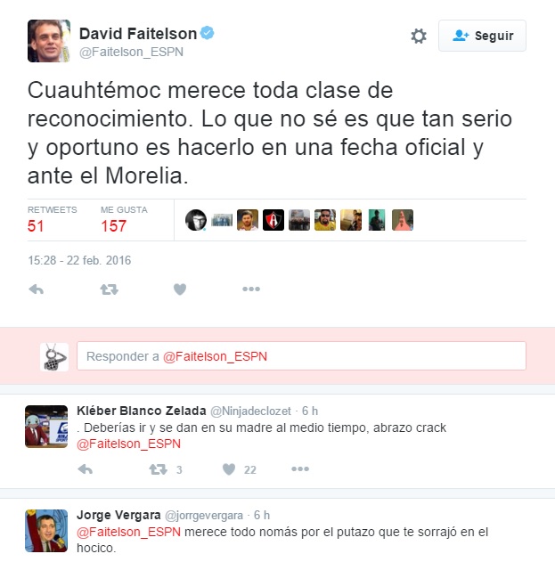 cuahutemoc blanco morelia polémica 5
