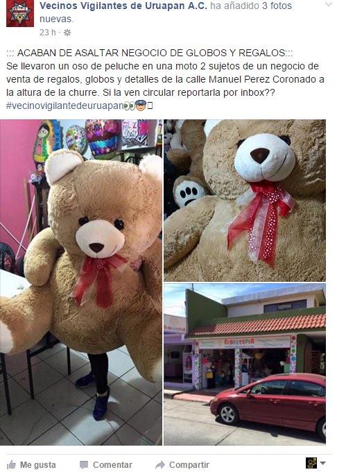 denunciamesta oso uruapan