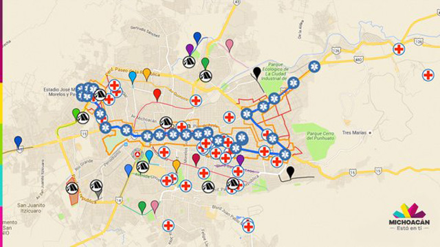 mapa-interactivo-Morelia-visita-Papa