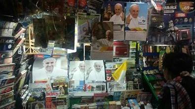 recuerdo del papa Francisco en Morelia