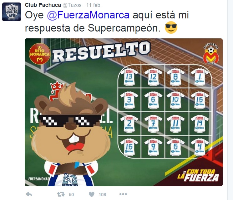 tuzos monarcas reto 2