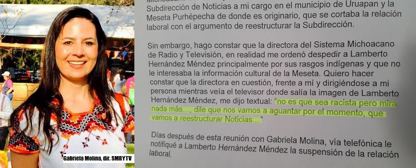 Gaby Molina señalada de racismo SMRTV