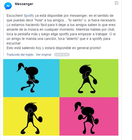 messenger spotify 2