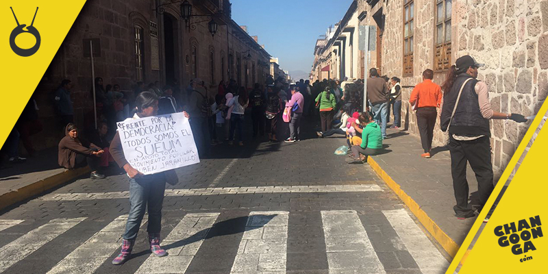 Delegación-DIII6-Del-SNTE-Anuncia-Paro-Indefinido-En-Oficinas-De-La-SEE
