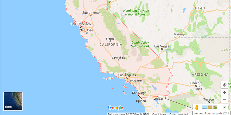 California-se-hunde-Estados-Unidos-Nasa
