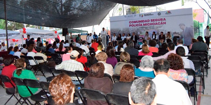 SSP-Y-Colonos-De-Cosmos-Implementó-Programa-“Comunidad-Segura-Policía-Michoacán”