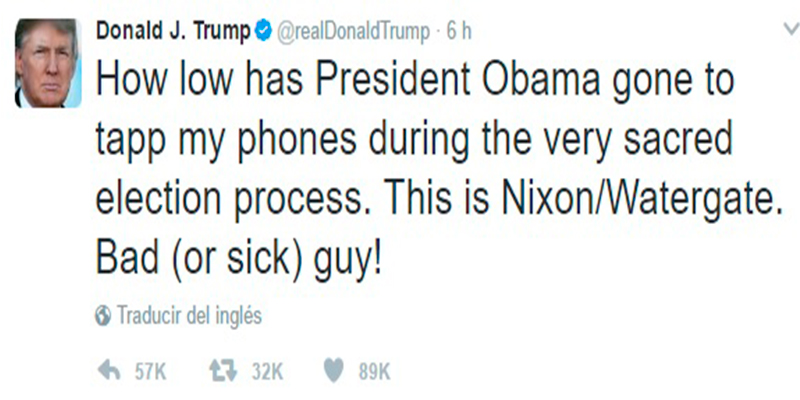 Trump-pinchar-teléfono-Barack-Obama