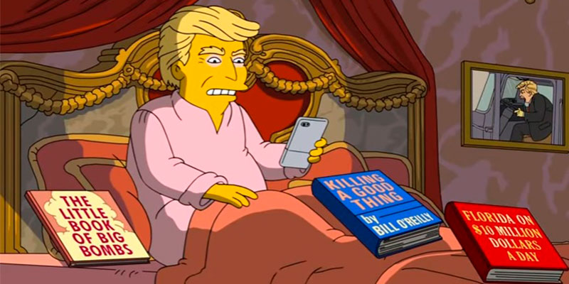 Donal-Trump-animado-Simpson