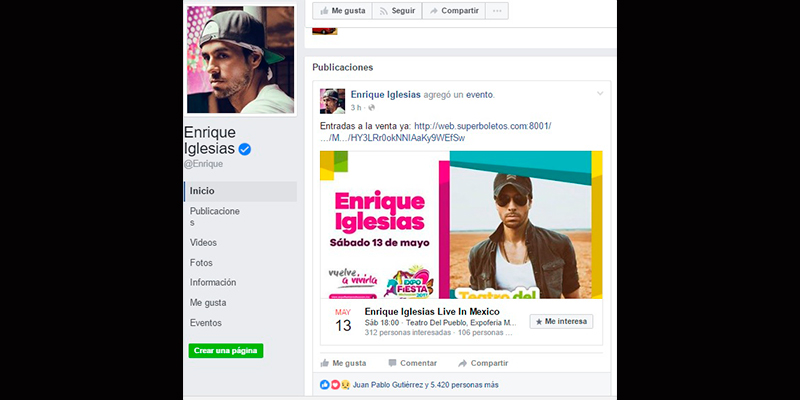 Enrique-Iglesias-teatro-del-pueblo-#ExpoFiesta2017-Michoacán