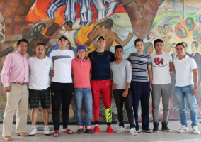 Pelotaris michoacanos-Pase Olimpiada Nacional