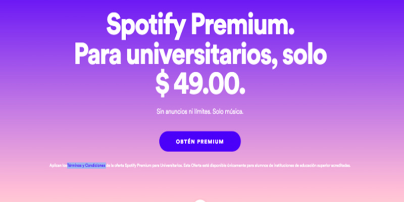 Spotify-premium-descuento-universitarios-México