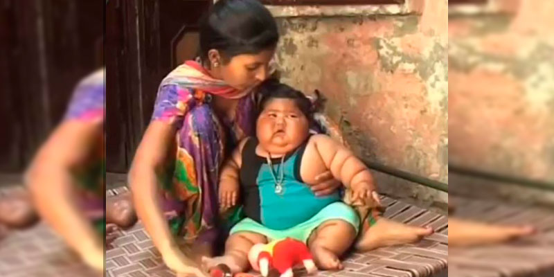 niña-sobrepeso-India