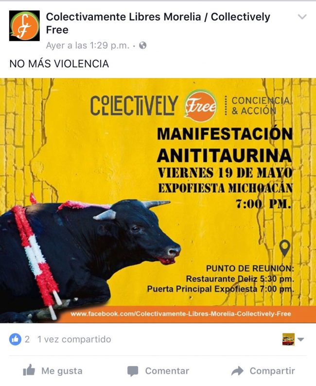 Manifestacion-antitaurina-Expo-Fiesta-2017