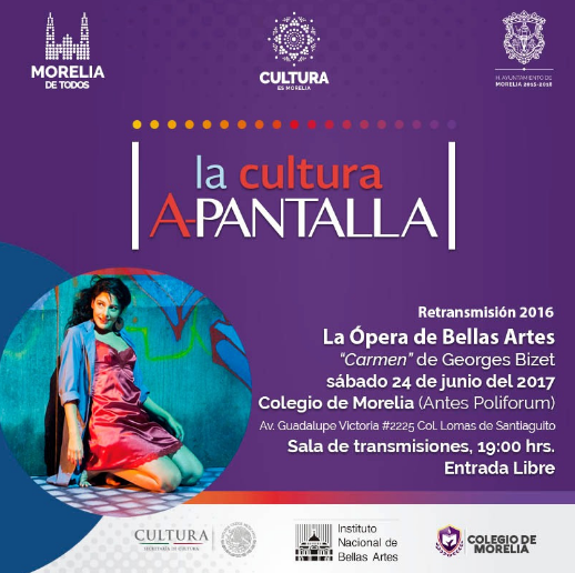 La cultura apantalla Ayuntamiento de morelia