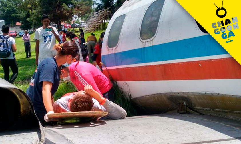 simulacro-impacto-avión-Morelia-PC