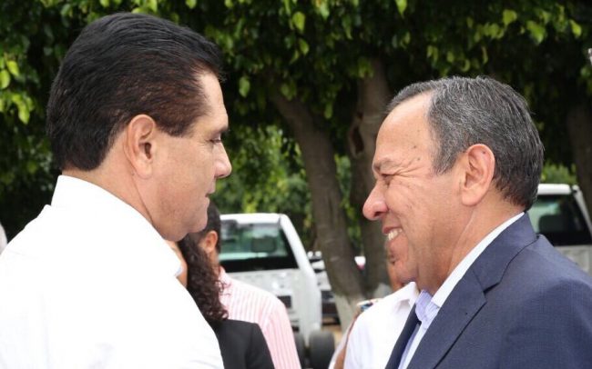 Silvano Aureoles y Jesus Zambrano