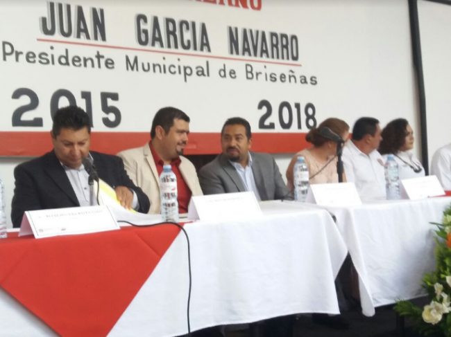 Juan García Navarro alcalde Briseñas Michoacan