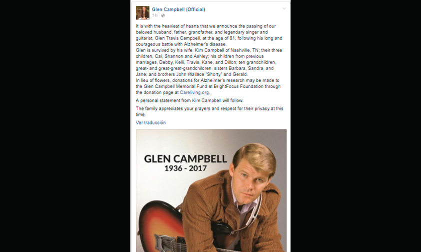 música-country-Glen-Campbell-muere