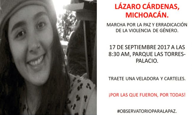 Marcha Por la Paz y la Erradicación de la Violencia de Género Lázaro Cárdenas Michoacán