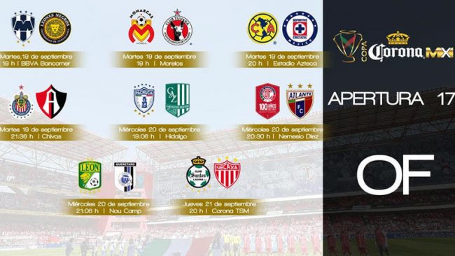 Octavos de Final Copa MX 2017