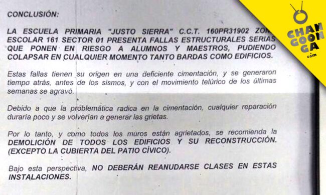 Primaria Justo Sierra-Morelia-Sismo
