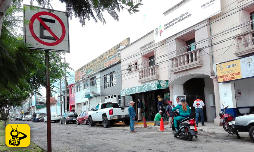 infracción-estacionar-prohibido-Cobaem-Morelia-tránsito