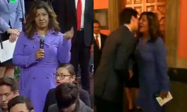 reportera-Justin-Trudeau
