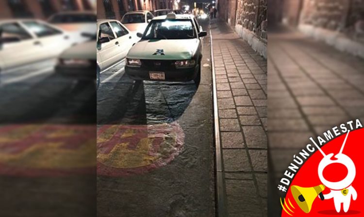 Denunciamesta-taxi-mal-estacionado