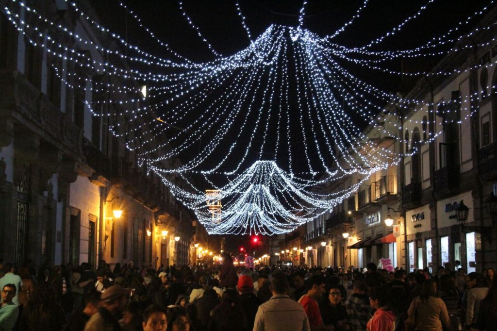 Se Prende El Ambiente Decembrino En El Centro De Morelia Con