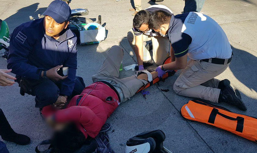 mujer-motociclista-accidente-Zamora