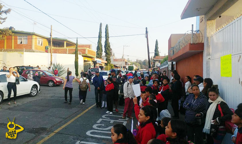 Manifestacion Escuela Morelia