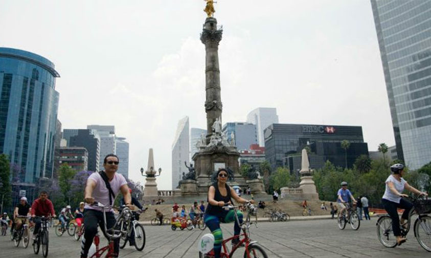 placa reflectora bicicleta CDMX