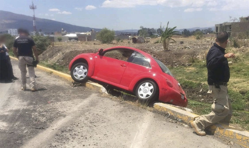 Bettle Rojo caer aguas negras