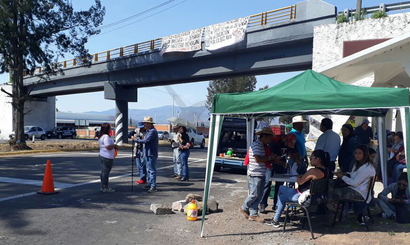 bloqueo CNTE Michoacán