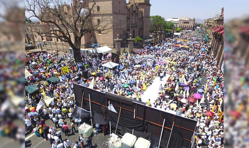 campaña Dron México por el Frenrte Morelia