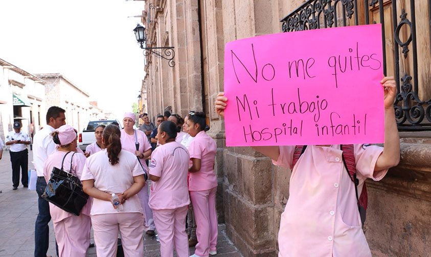 limpieza hospitales Michoacán