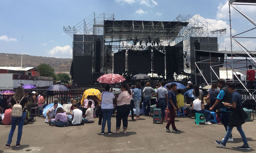 Maluma Expofiesta Michoacán 2018 escenario