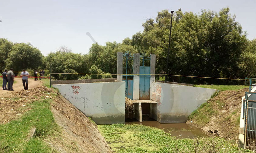 cadáver aguas negras Morelia río